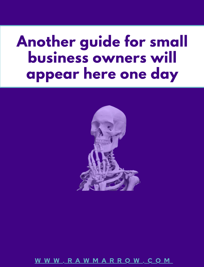 Another guide for small business owners will appear here one day
